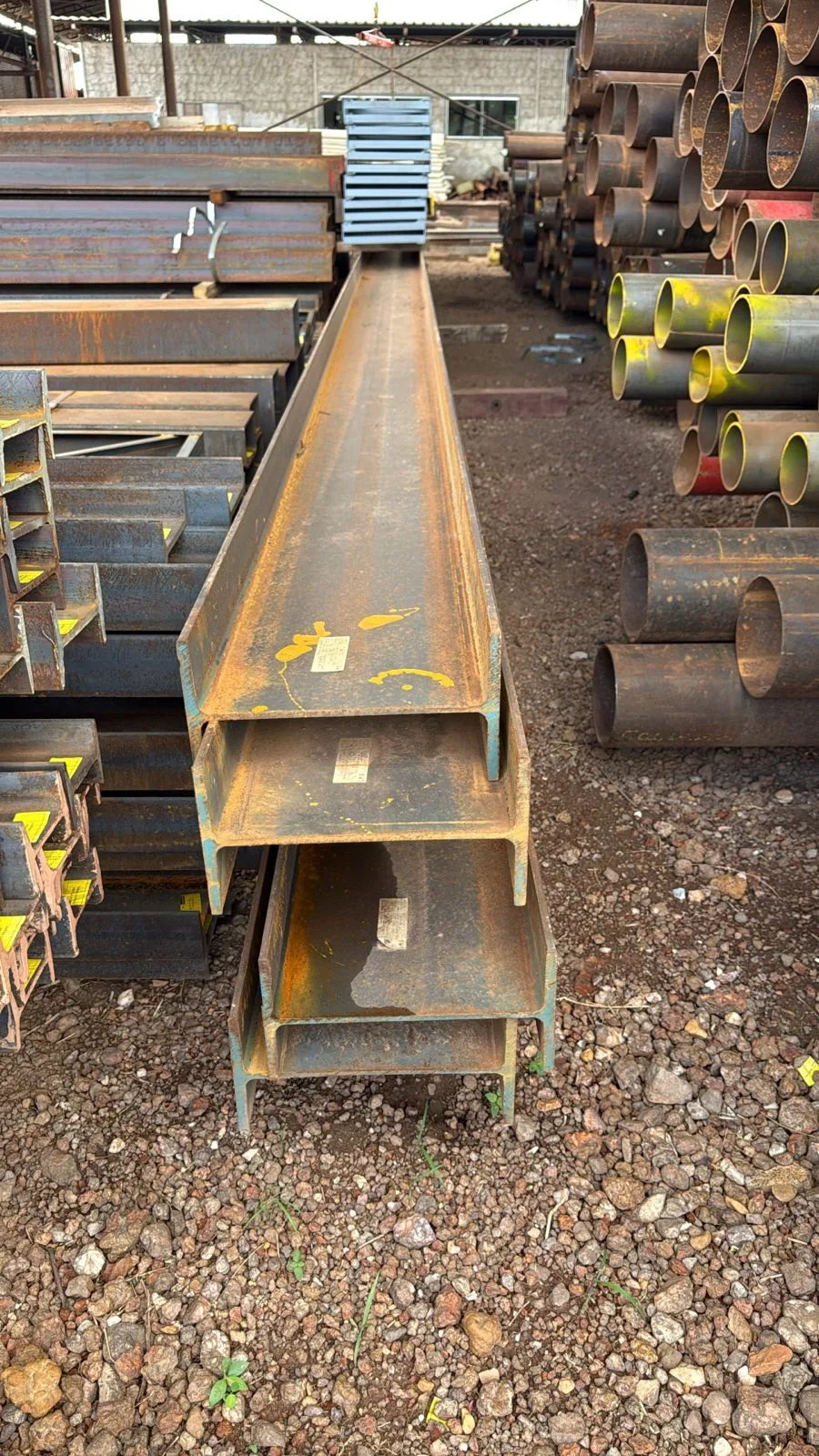 Viga I 8" e 10" polegadas